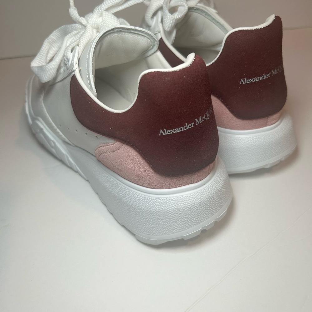 Alexander McQueen Burgundy and Pink Sneakers